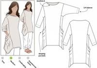 Style Arc Sewing Pattern Kaye Tunic Top