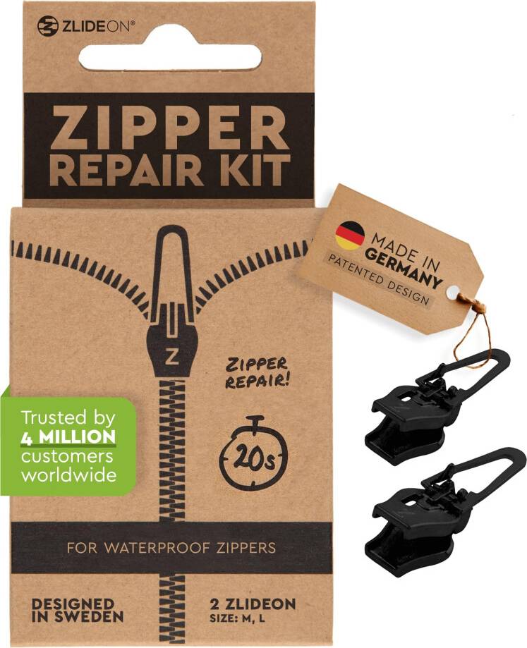 Zlideon Zipper Pull Replacement Waterproof Multipack