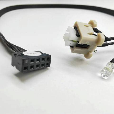 Desktop computer parts YINGHUA Computer Desktop Power Reset Switch Led Button Cable
