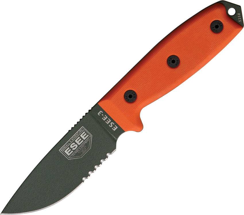 Model 3 Part Serrated