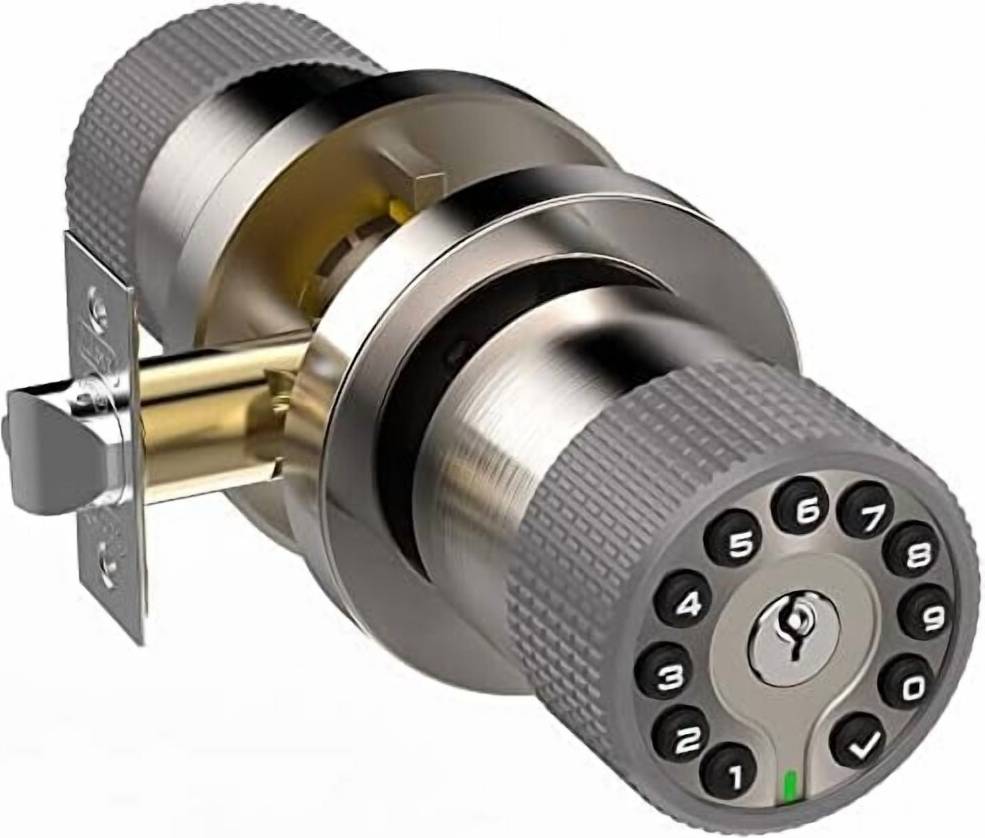 Bedroom door lock with key Keypad Door Knob Keyless Entry