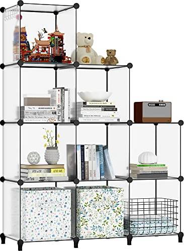 Storage boxes for shelves Homidec 9 Cube Storage Cube Shelf