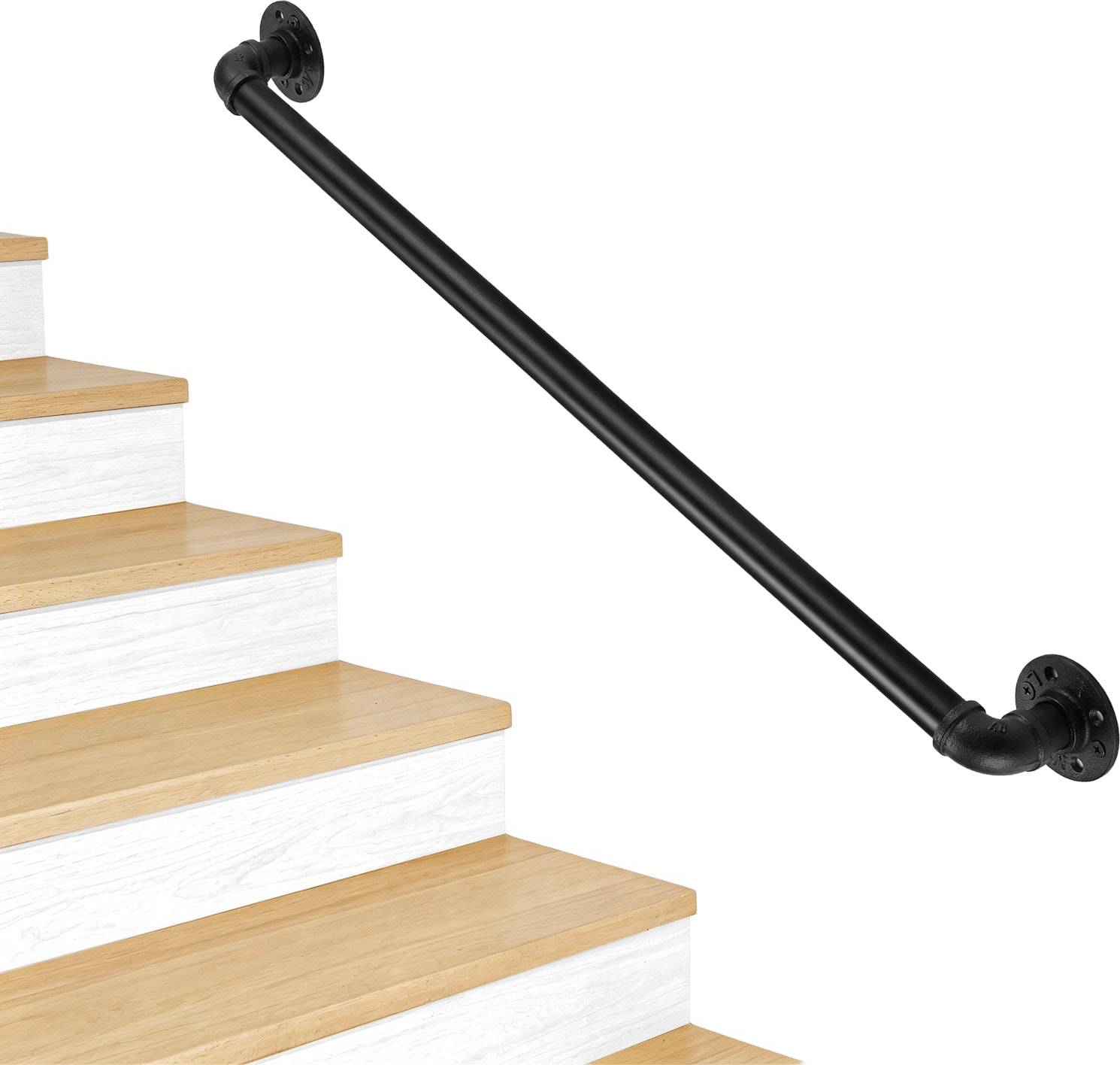 3ft Pipe Handrail Metal Stair Railing