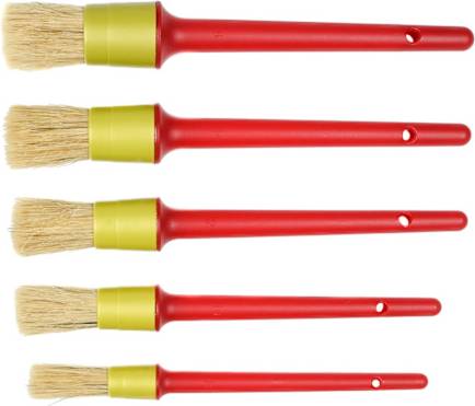 Penselset Syntet 5-Pack Rund