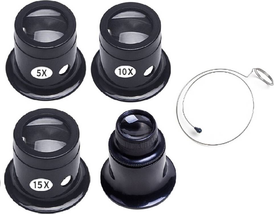 Tlily Watch Repair Magnifier Glass Lens Simple Inch Mirror