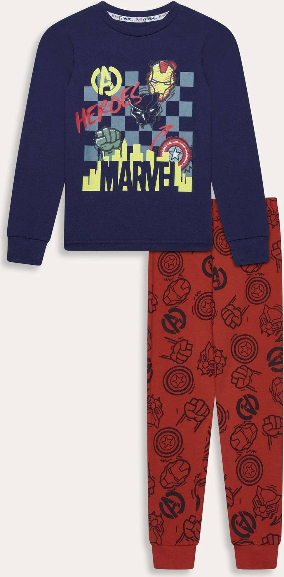 Boy's Marvel Pyjama Set - Multicolor