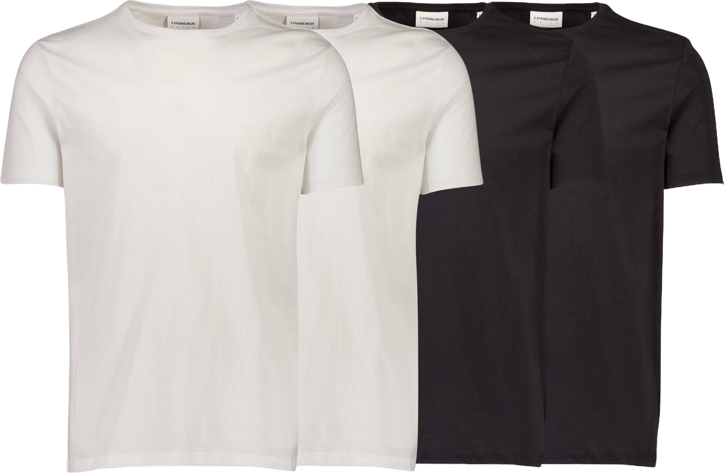 Lindbergh Basic Tee 4-Pack - Multi/Patterned