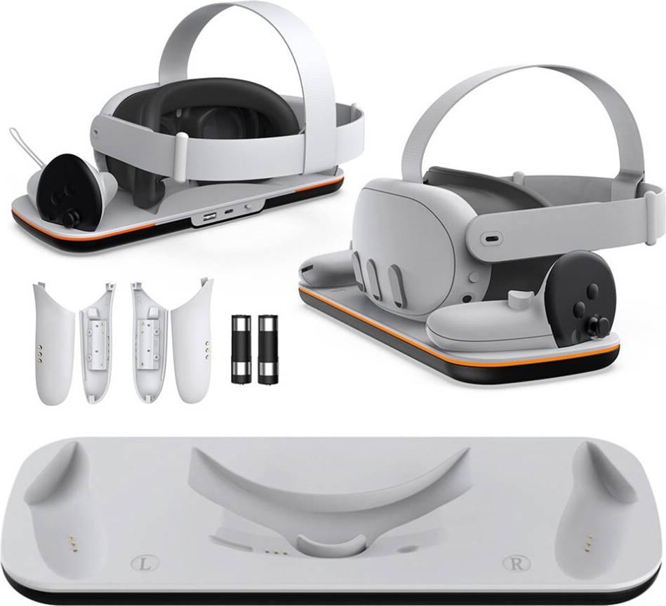 VR Controller Charging Dock with LED Indicator
