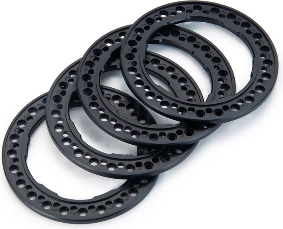 Alloy wheels Typecat 4Pcs Metal Alloy 1.9 Inch Wheel Rim Beadlock Rings
