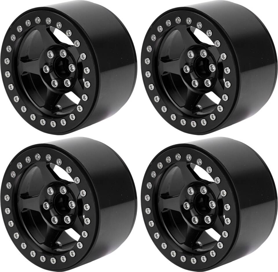 Alloy wheels RC Crawler Beadlock CNC Machine Aluminum Alloy Rims Set