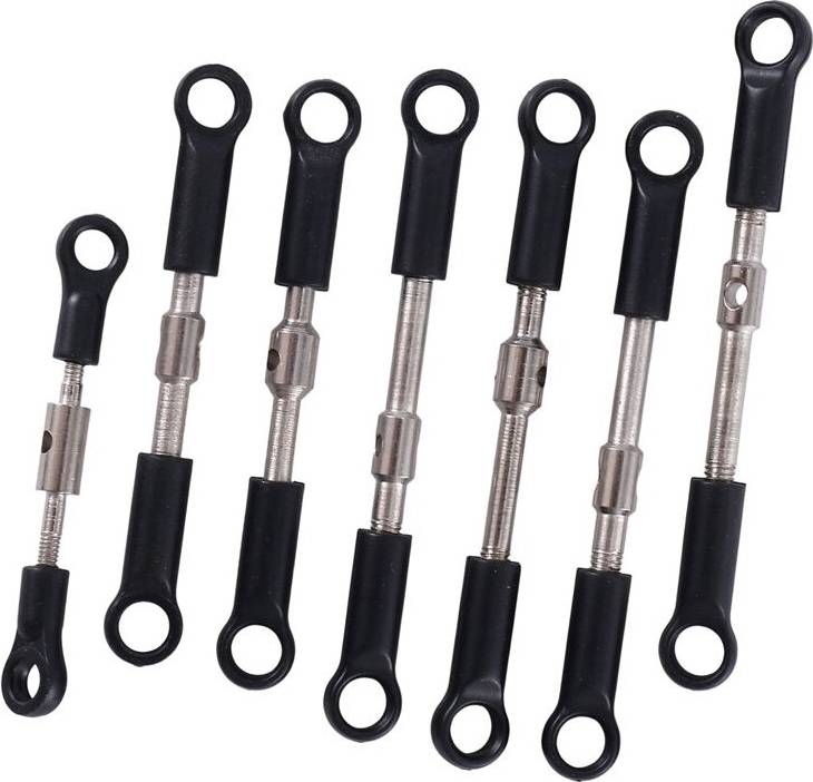 Typecat 7Pcs Front Rear Tie Rod Linkage Set