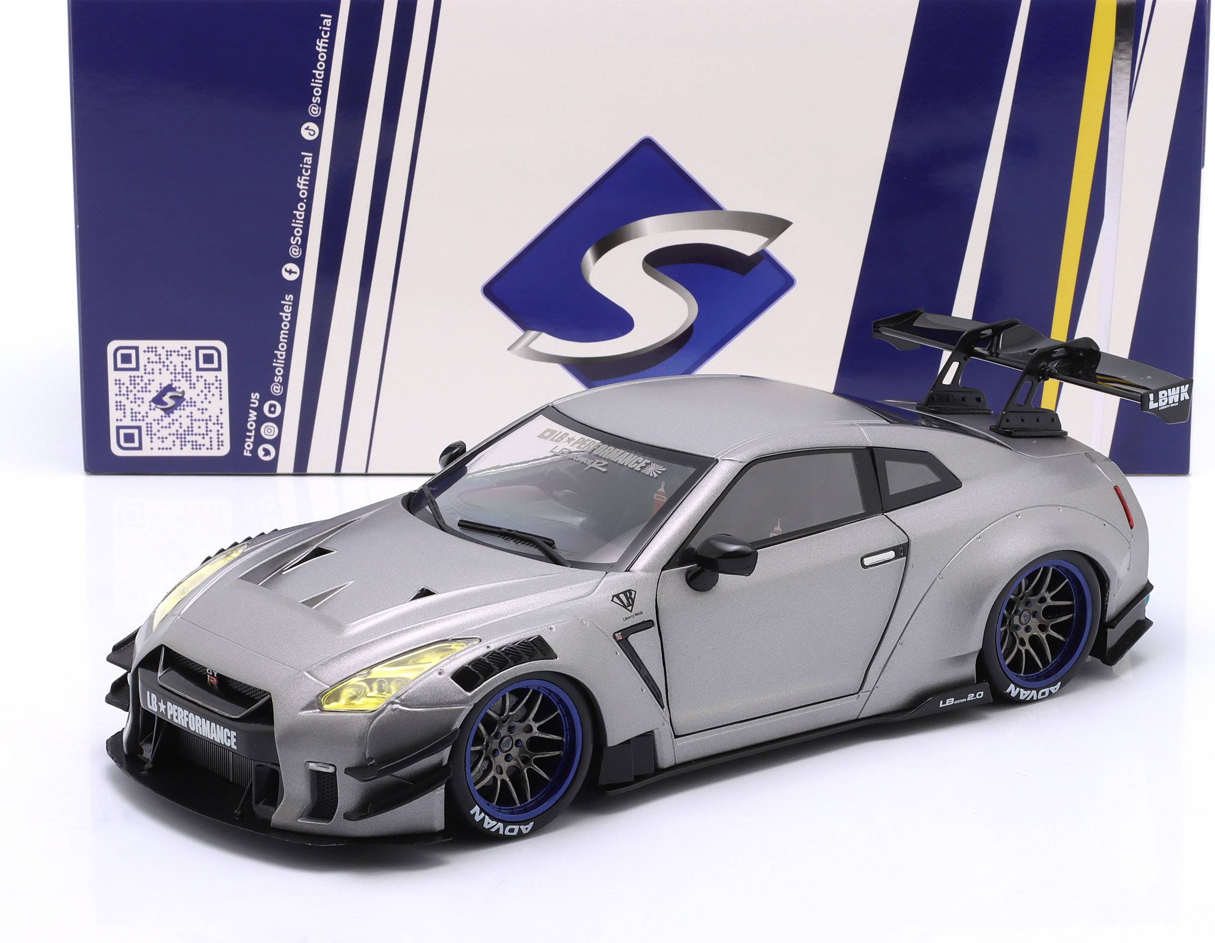 Solido Nissan GT-R R35 Liberty Walk Body Kit 2.0 Coupe 2024