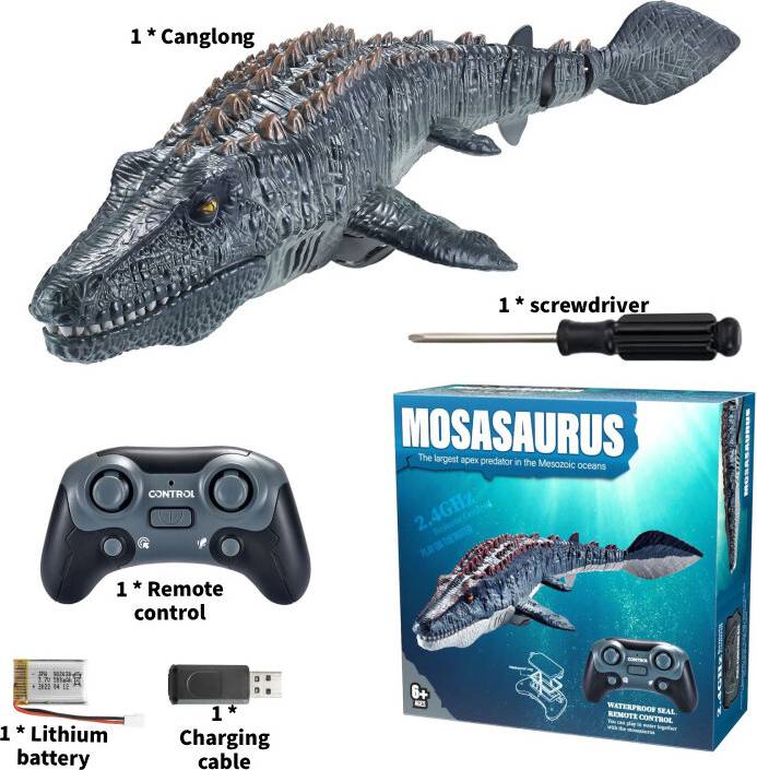 Remote Dinosaur Control Mosasaurus Toy