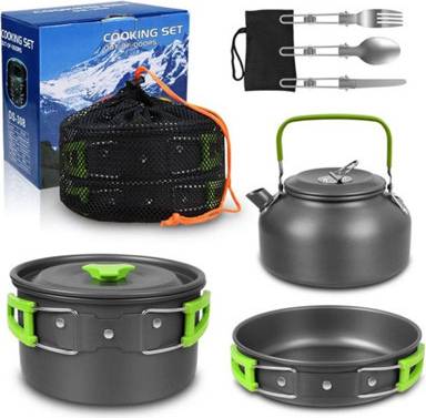 B&Q Portable Camping Cookware Kit