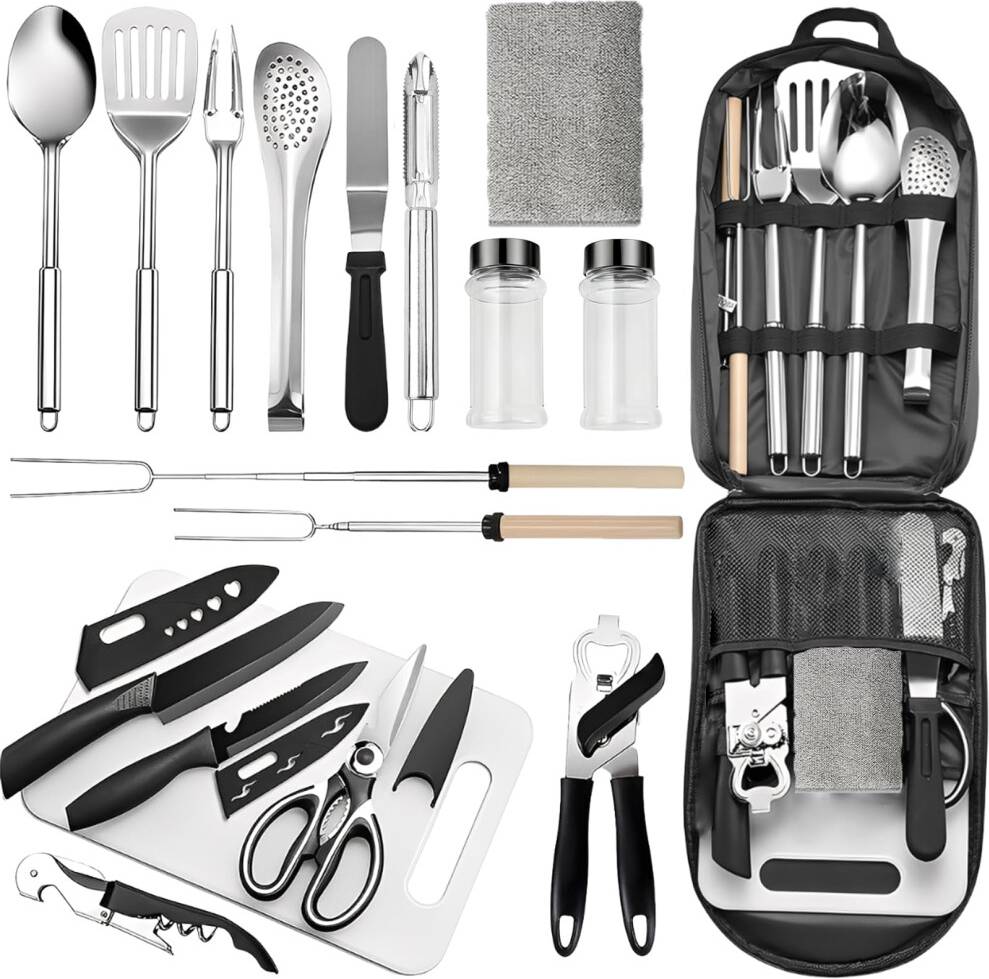 Camping cooking set Portable Camping Cooking Set 18pcs