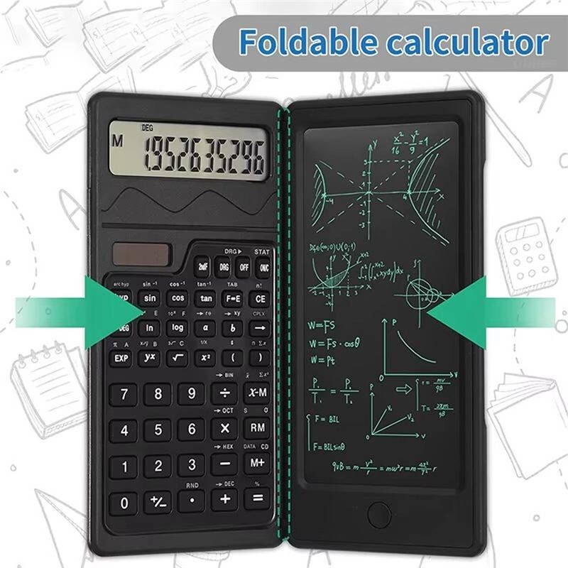 Scientific calculator Typecat Solar Scientific Calculator with LCD Notepad