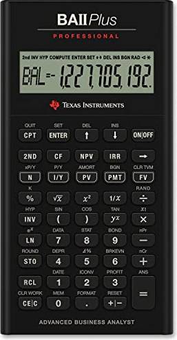 Texas Instruments BA II Plus Professional Finanzrechner
