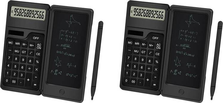 2X Calculator With Notepad 12 Digits LCD
