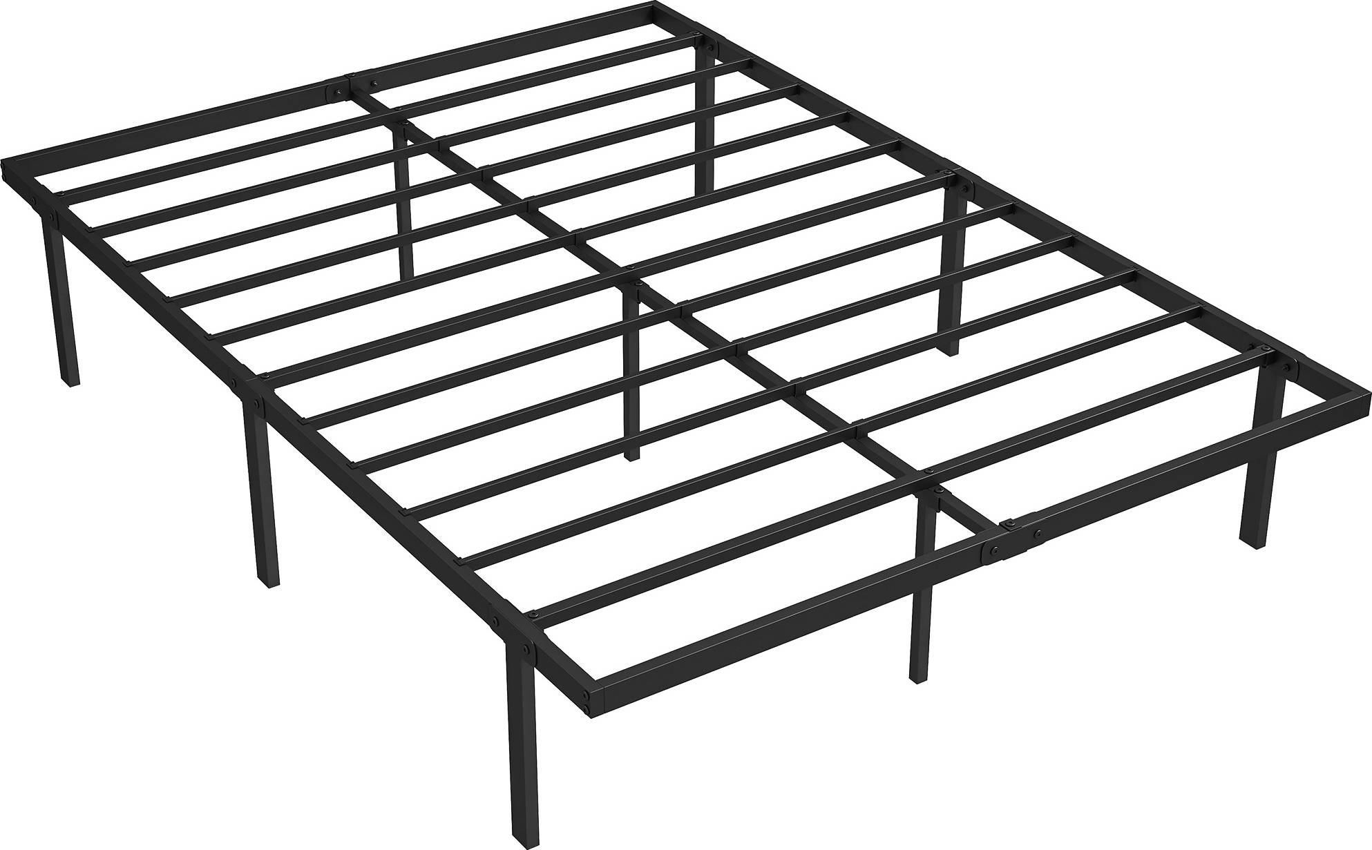 Bed frame Barnrum Homcom 4ft6 Double Bed Frame with Underbed Storage