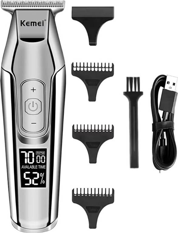 Hair clipper Kemei Hair Clipper Adjustable Speed LED