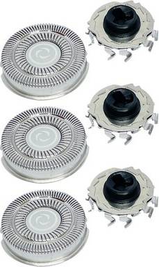Sodial 3 Pezzi Testa Ricambio Rasoio2210