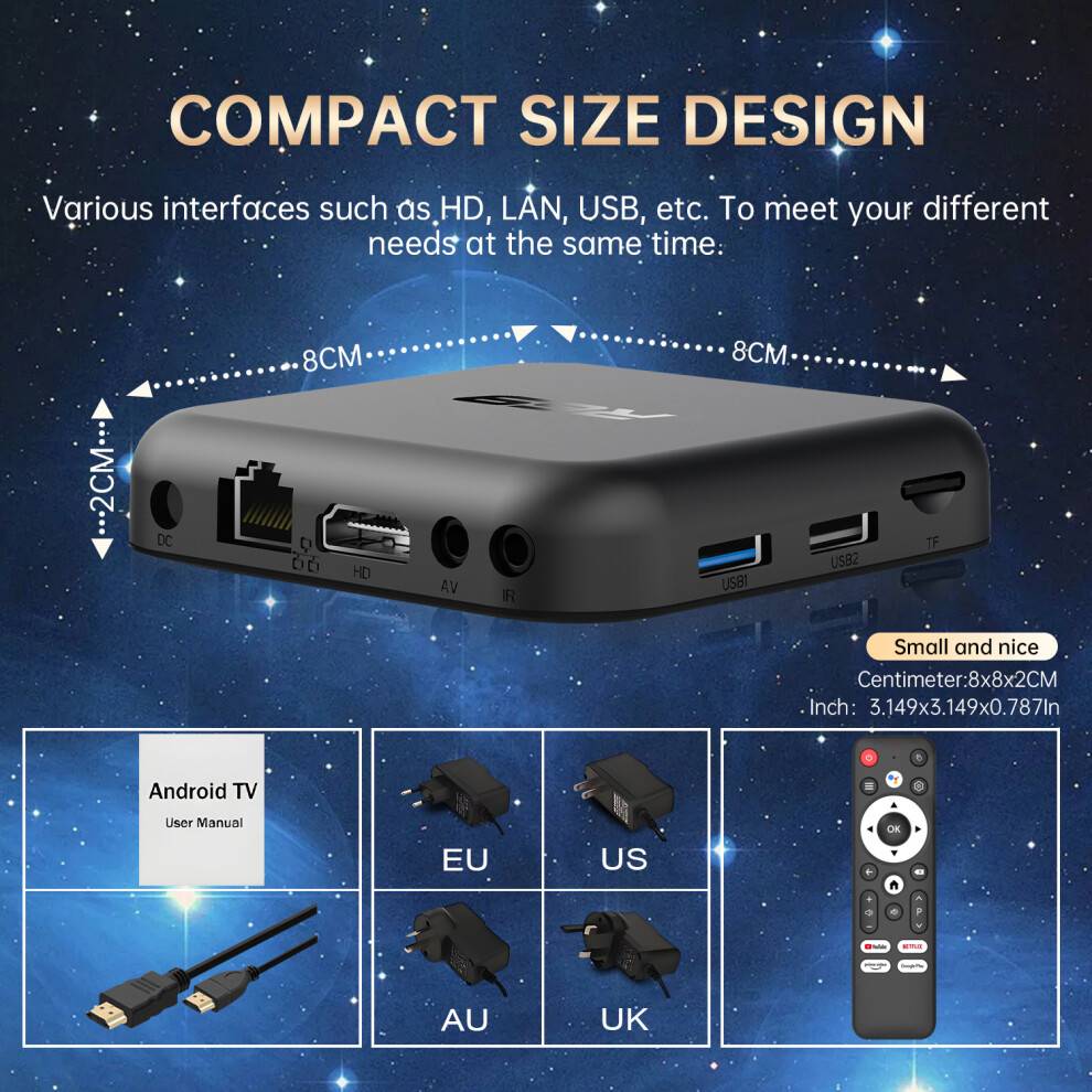 Android TV RK3518 2 GB RAM 16 GB ROM