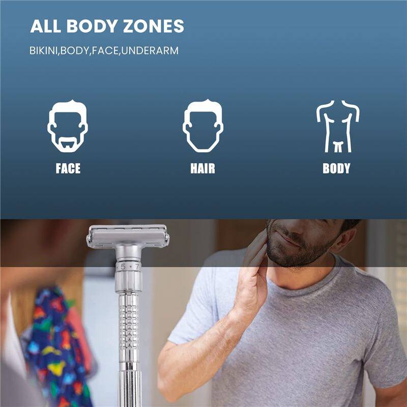 Adjustable Double Classic Men Shaving Safety Razor