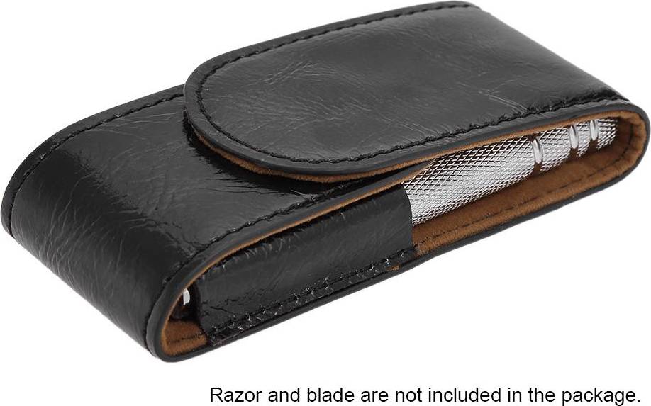 Wosawe PU Leather Razor Pouch Handle