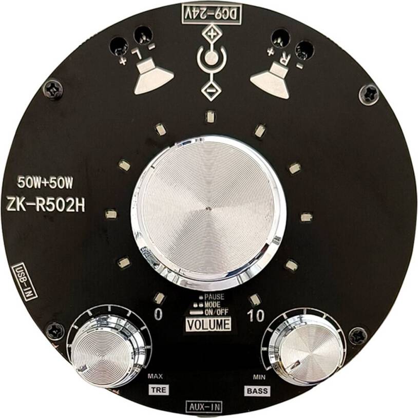 R302 Cool Volume Indicator Bluetooth Audio Power Amplifier Board Module