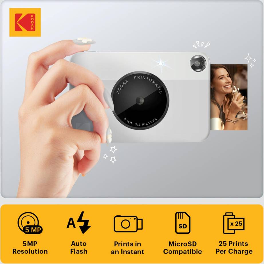 Kodak printomatic Kodak Printomatic Instant Camera Gift Bundle Set