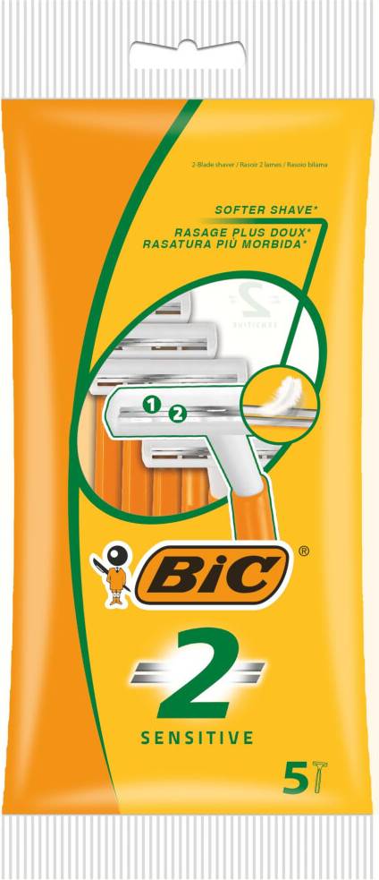 Bic 2 Pack 5 Twin Blade Razor