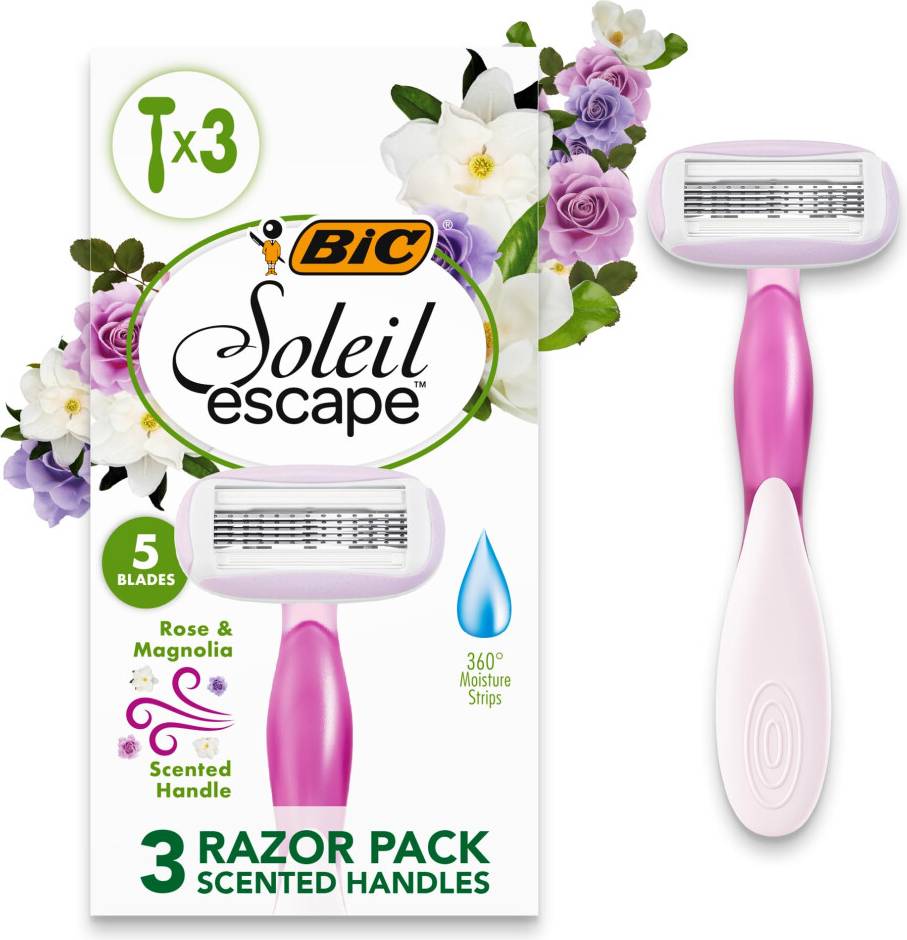 Bic Soleil Escape 5 Blade Womens Razor Pack