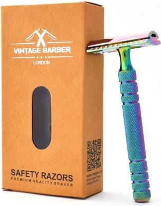 Double edge safety razor Double Edge Safety Razor Rainbow Metal
