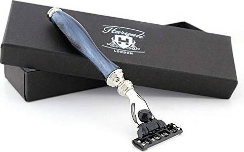Marbled Blue Limited Edition Triple Edge Cartridge Razor