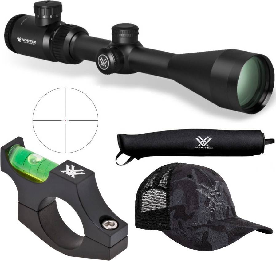 Vortex Optics Crossfire II Riflescope with Cover and Hat