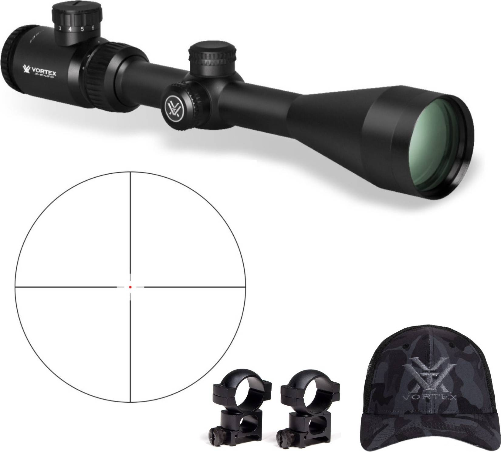 Vortex Optics Crossfire II Riflescope Rings Hat