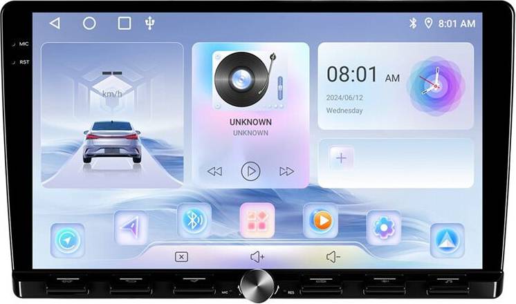 Autoradio Typecat Android 15 Autoradio 9 Inch 2DIN Multimediaspeler