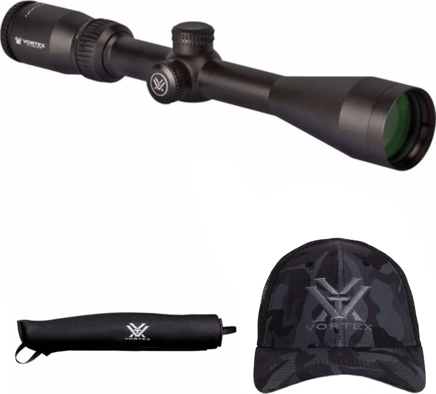 Vortex Optics Crossfire II Plex Riflescope with Case and Cap