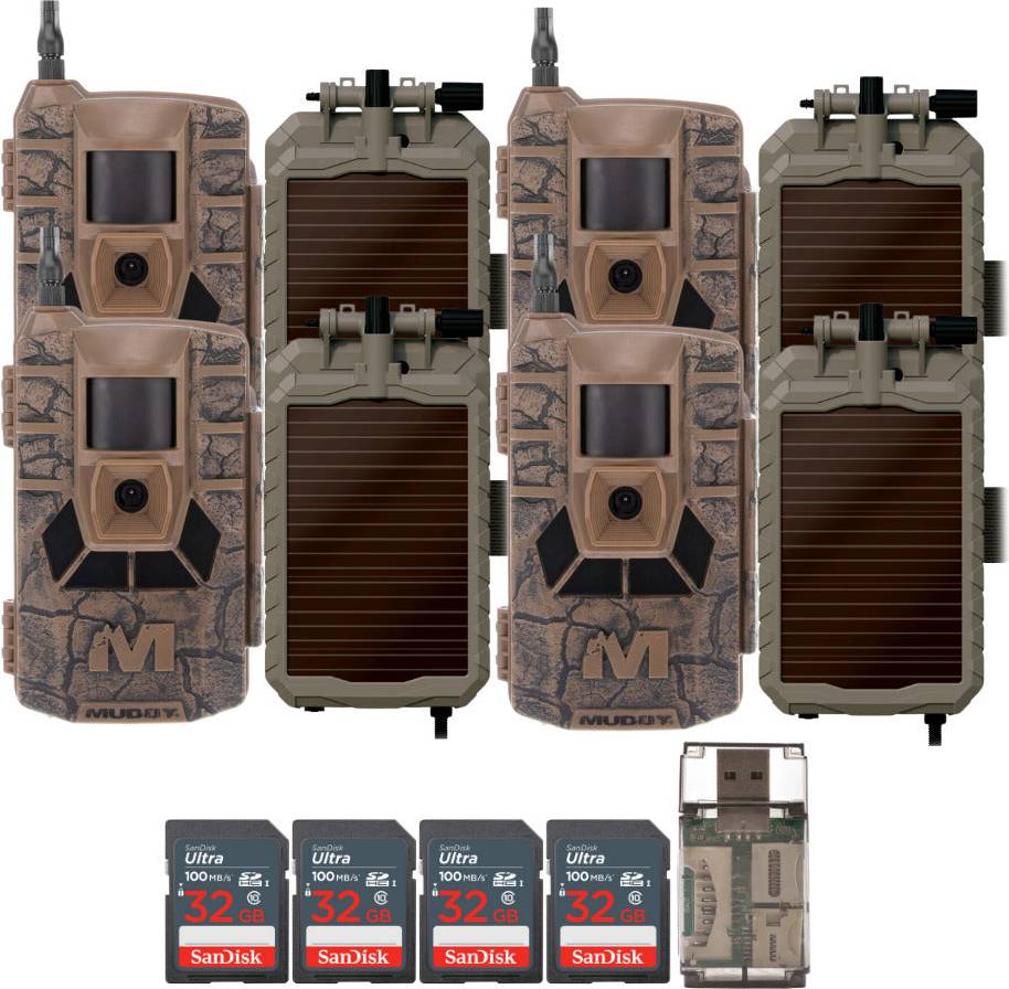 36MP Imaging Cellular Trail Camera 4-Pack