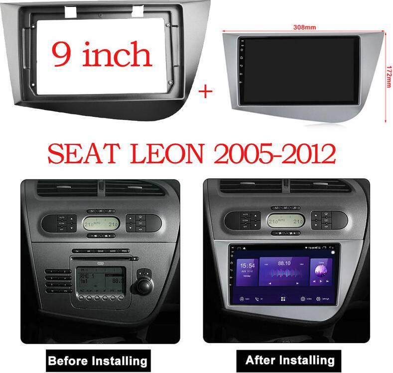 9 Inch Car Radio Fascia Mount Kit