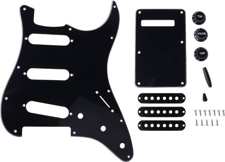 SSS Elgitarr Pickguard Bakplatta Tips