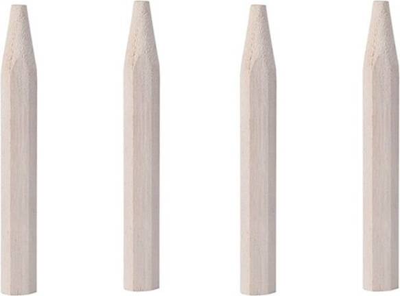 Badminton racket Exogio 4Pcs Wooden Badminton Racket Handle Grip