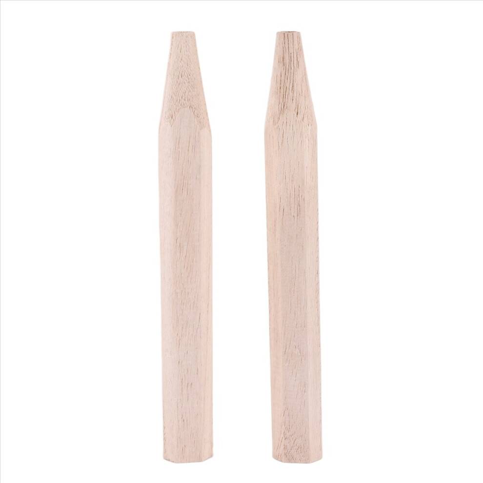 2Pcs Wooden Badminton Racket Handle Grip
