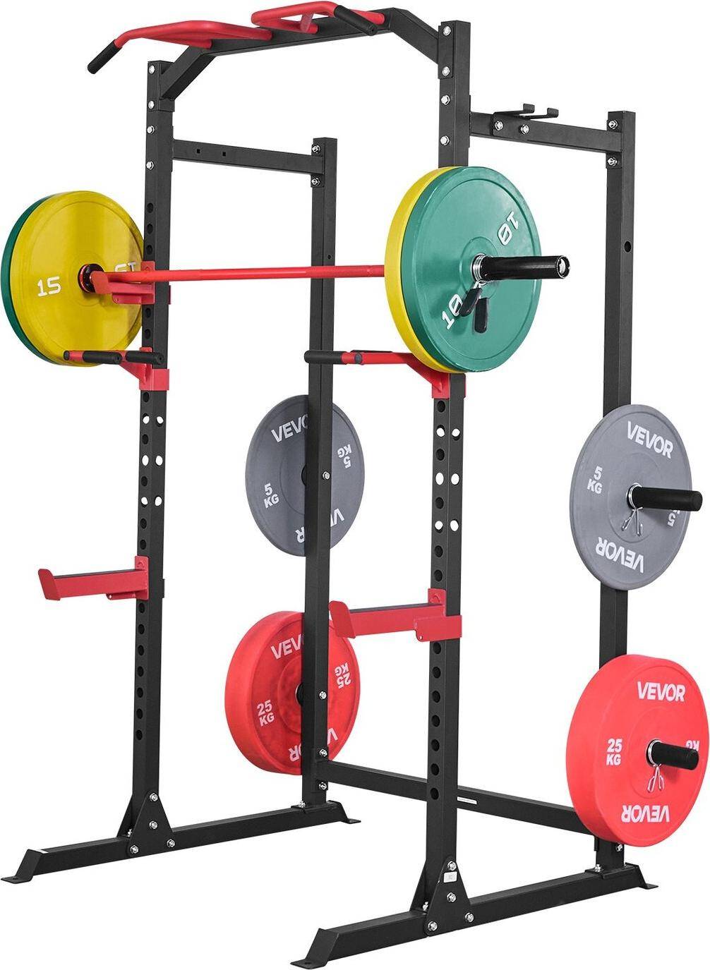 Power rack VEVOR Multifunctional Barbell Squat Power Rack