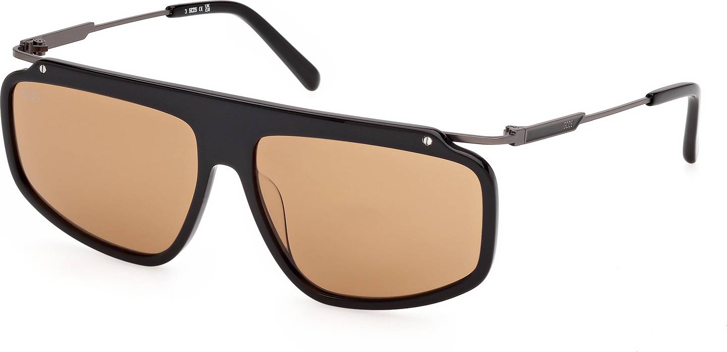 GCDS Unisex Solbriller Sort Roviex Geometrisk