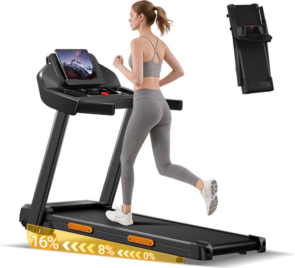 Treadmill with incline Folding Treadmill 16 Inch Incline