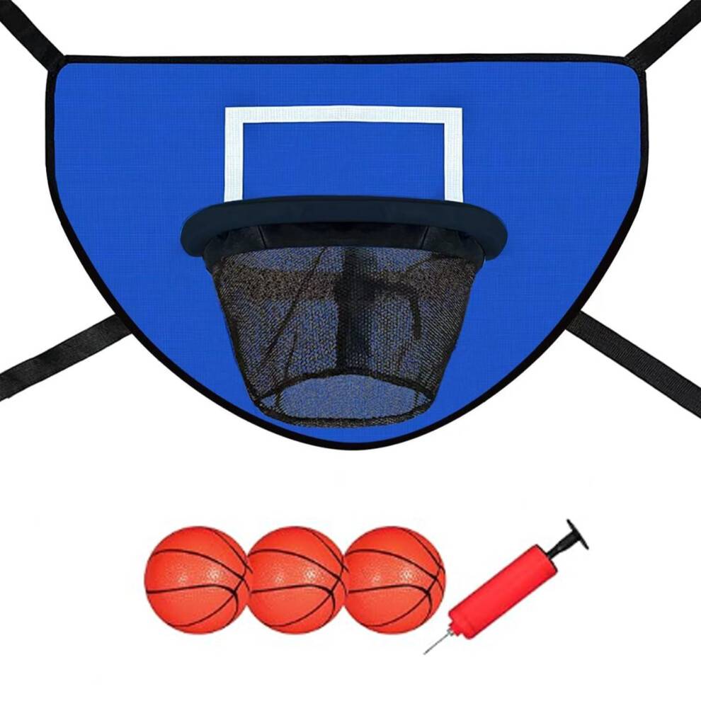 Indoor trampoline for kids Trampoline Basketball Hoop with Breakaway Rim