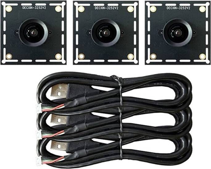 3PCS GC2053 2MP 1080P 100-Degree USB Camera Module