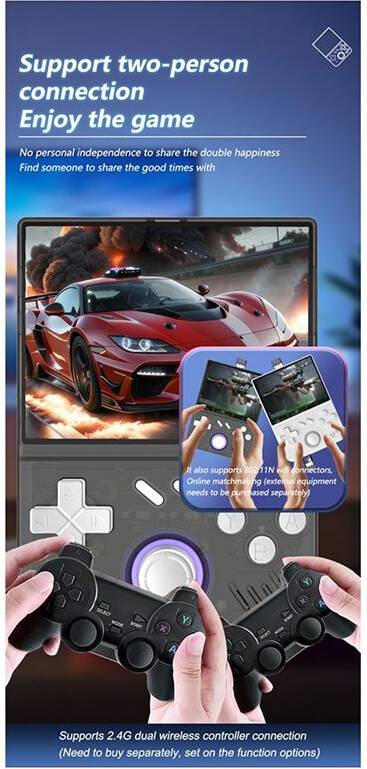 Tlily R36 Retro Handheld Game Console 64GB