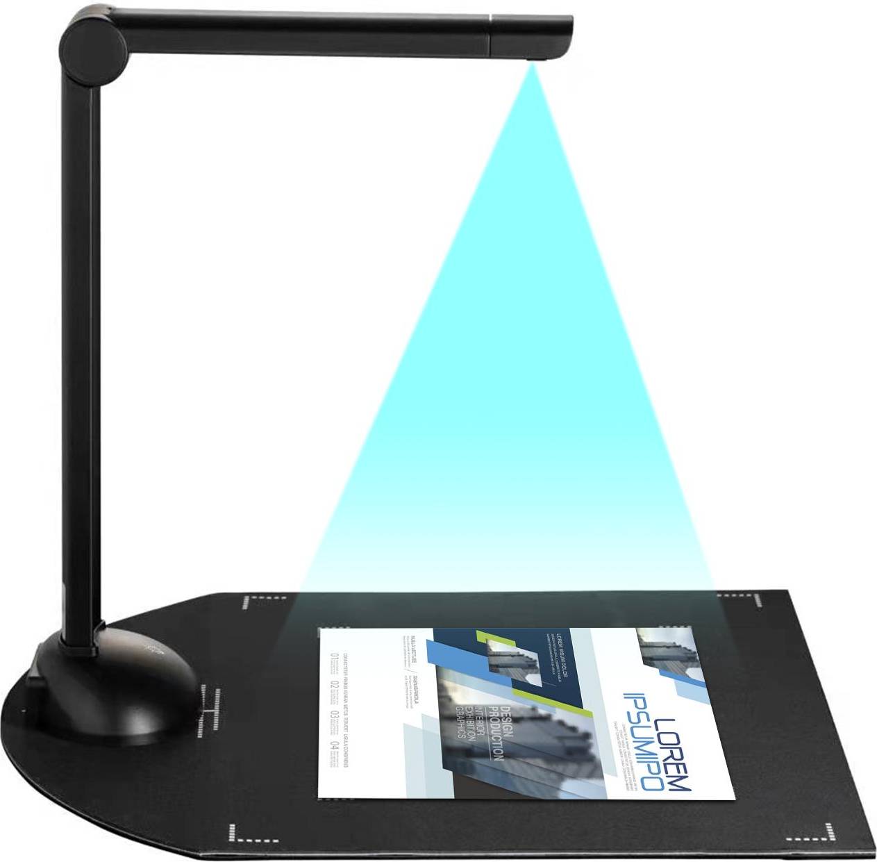 8 Mega Pixel HD Document Book Camera Scanner